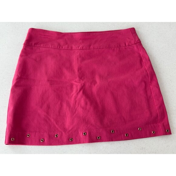 Attyre Women's Skort Size 8, Bright Pink with Metal Eyelet Accents - Picture 1 of 5
